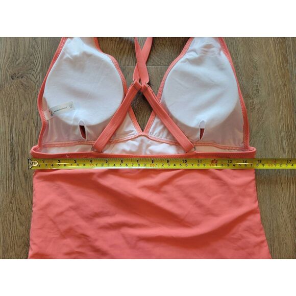 Halter swimwear swim top new xlg coral - Picture 4 of 5
